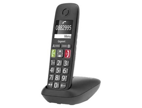 Teléfono Fijo GIGASET E290 Negro