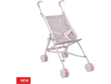 Coche de Muñecas ARIAS Sillita de Paseo Emma 54 cm (Edad Mínima: 3 Años - 12 x 7,5 x 63 cm)