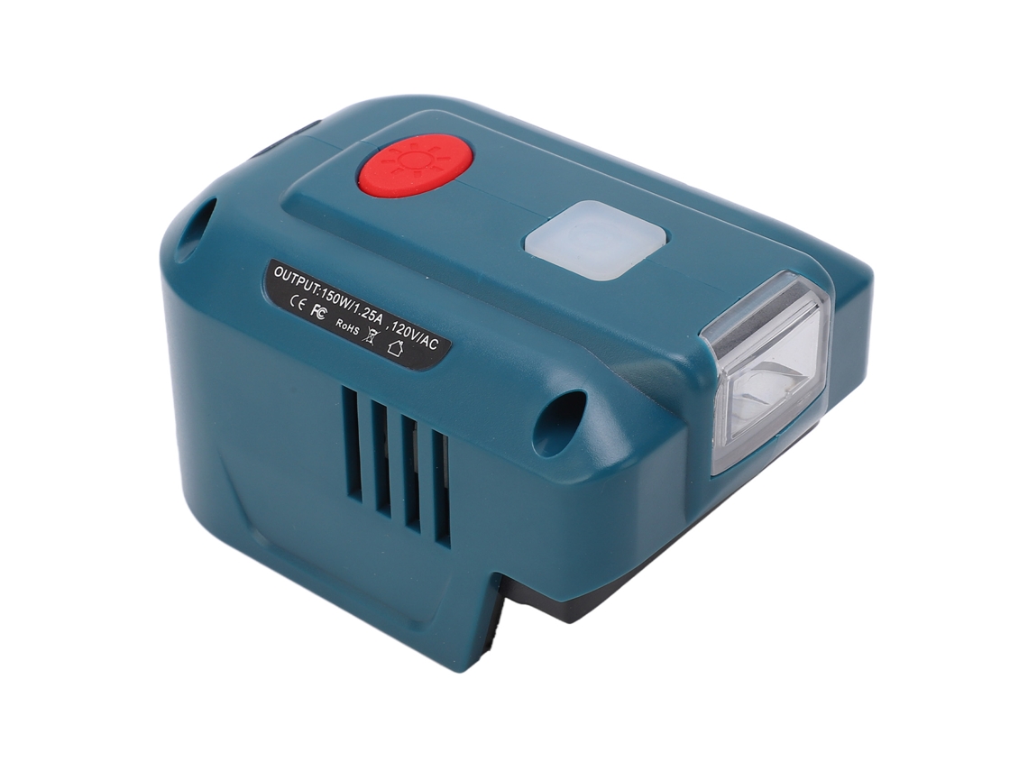 2026velora-inversor De Corriente Batería Dc 18v A Ac 150w Con 2 Salidas Usb Para Camping Herramientas Eléctricas
