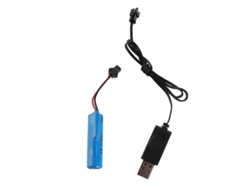 Batería Li-ion 3,7 V 500 Mah Para Bateau Radiocommandé Flytec V005, Cable De Carga Usb, Accesorios Para Bateau Radiocommandé