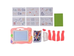 Ats-pizarra Magnética Mini Para Niños Juguete Educatsivo De Dibujo Y Escritura Borrable Multifuncional Rosa