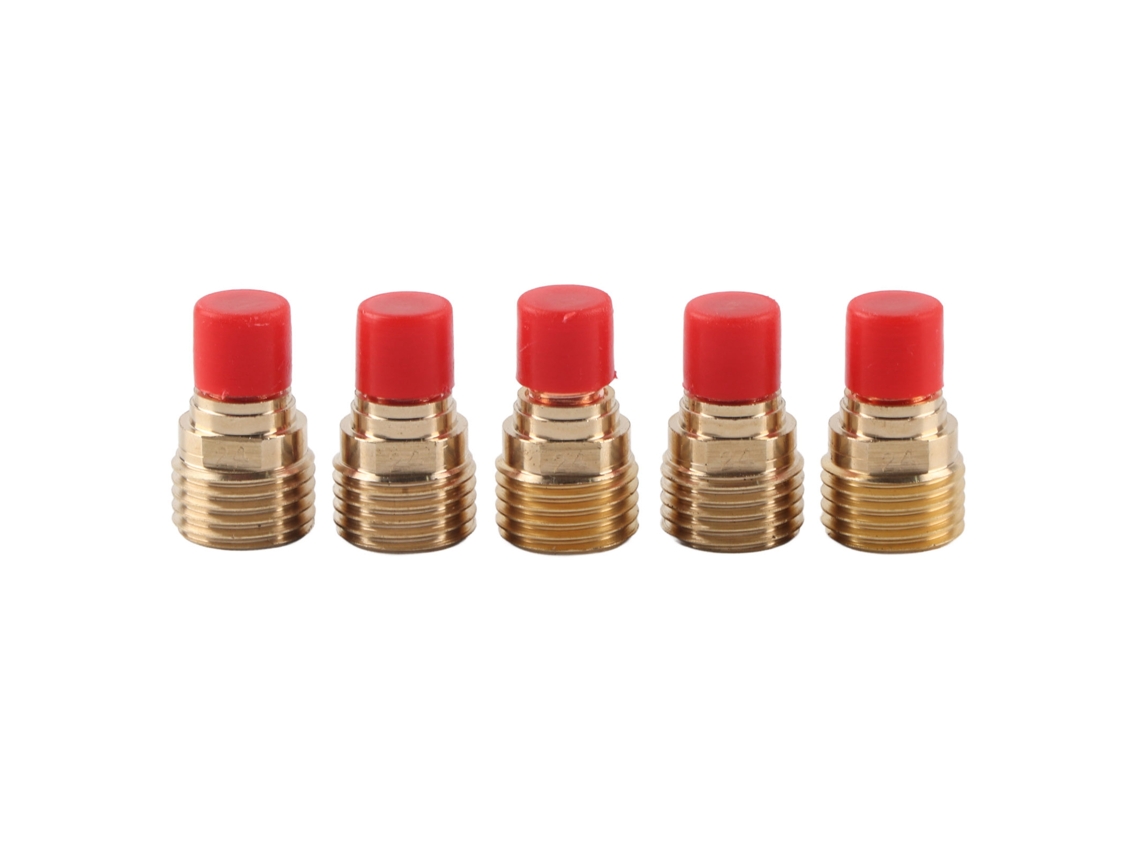 5pcs Cuerpo De Portabocallos Lente De Gas 45v44 2.4mm 3/32" Para Soplete Tig Wp-9/20/25
