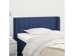 Cabecero De Tela Azul 103x16x78/88 Cm