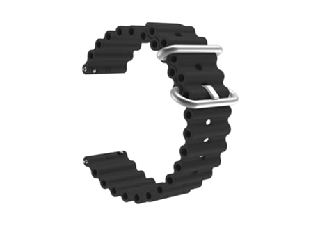 Correa Pulsera Round Negro para Ticwatch Pro