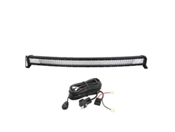 Barra de luz LED combinada curva de 42 pulgadas con kit de arnés de cables OEM