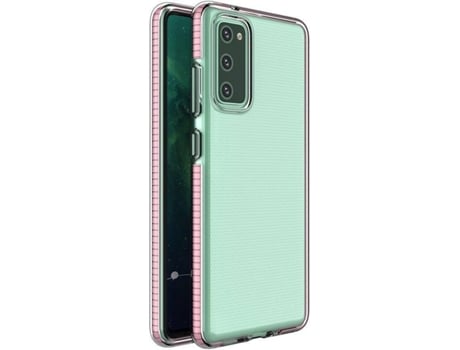 Carcasa Samsung Galaxy A72 LMOBILE Silicona 96 Rosa