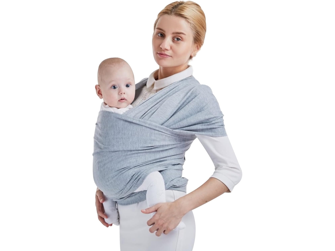 Portabebés Ergonómico Digitallab Para Bebés De Hasta 16 Kg (gris Claro)