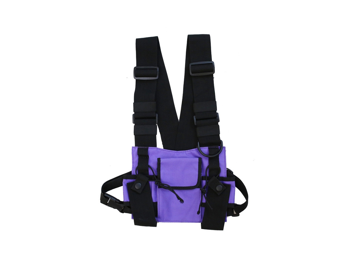 Riñonera Multifuncional Para Deportes Al Aire Libre Con Múltiples Bolsillos, De Tela Oxford, Para Hombres Y Mujeres.