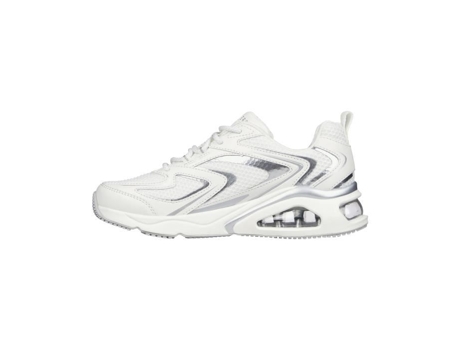 Zapatillas de Mujer SKECHERS Outro Plateado (38)