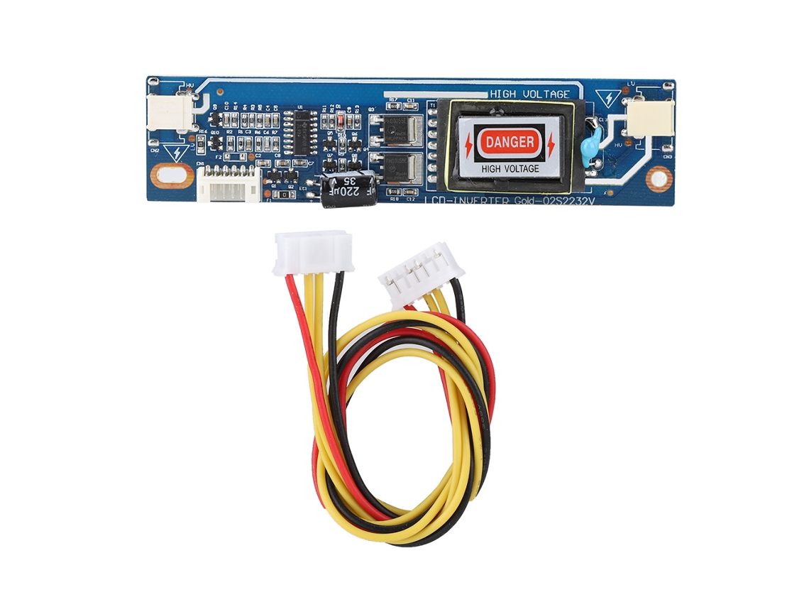 Placa Inversora De Alta Pressão Ccfl Para Tela Lcd 10-22" Luz De Fundo 10-28v Com 4 Pinos