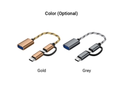 Cable OTG 2 en 1, transferencia de datos, compatible con varios dispositivos EOOCOO.