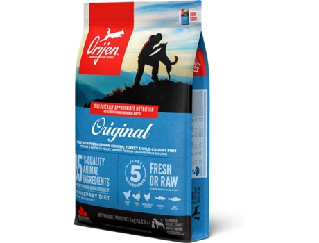 Pienso para Perros ORIJEN Original (6Kg - Seco - Adulto - Sabor: Cordero y Arroz)