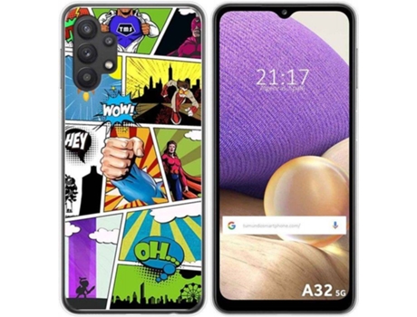 Carcasa Samsung Galaxy A32 5G TUMUNDOSMARTPHONE Comic Multicolor