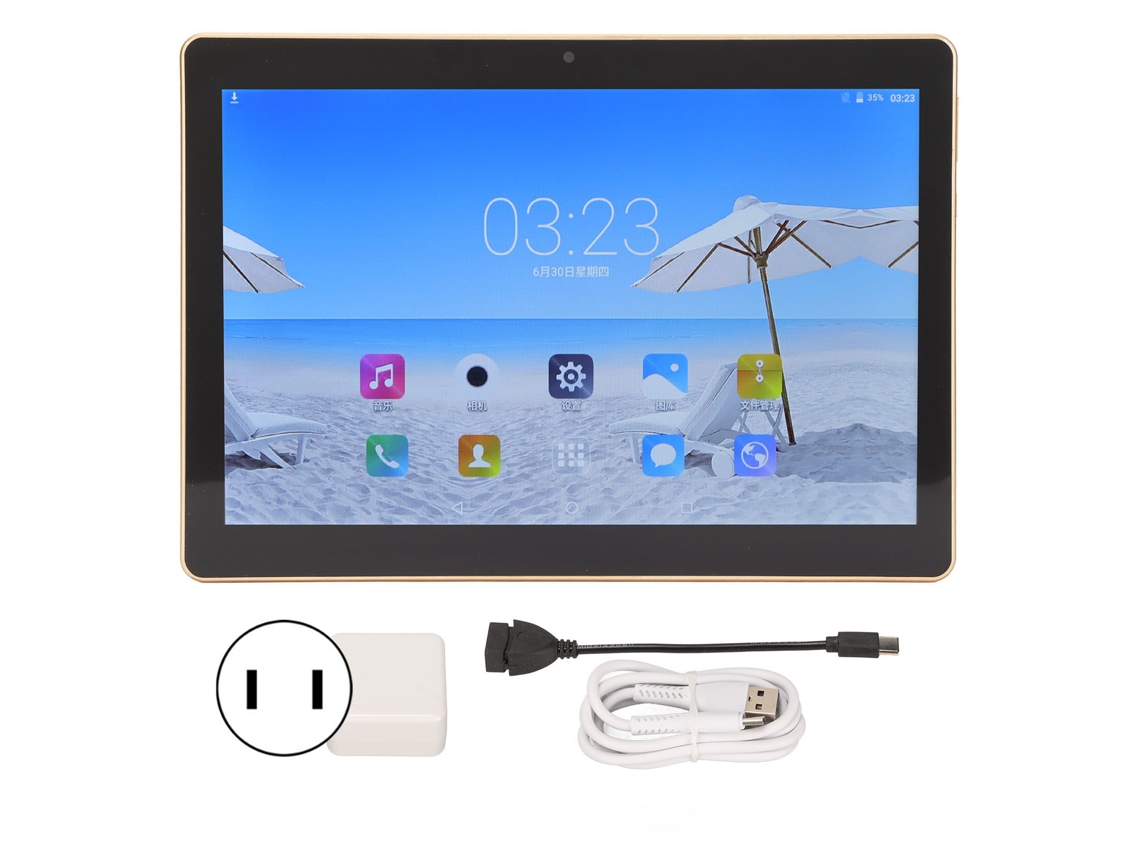 Tableta Android 5.1 (pantalla HD, compatible con tarjetas de memoria)