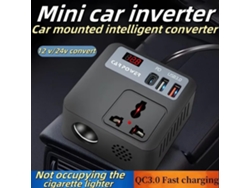Inversor Multifunción Para Coche - Placa De Alimentación Automotriz Convertidor Dc12v