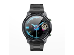 Reloj inteligente con Bluetooth 5.0, pulsera redonda con información meteorológica, monitor de frecuencia cardíaca y presión arterial. Ly Ebike