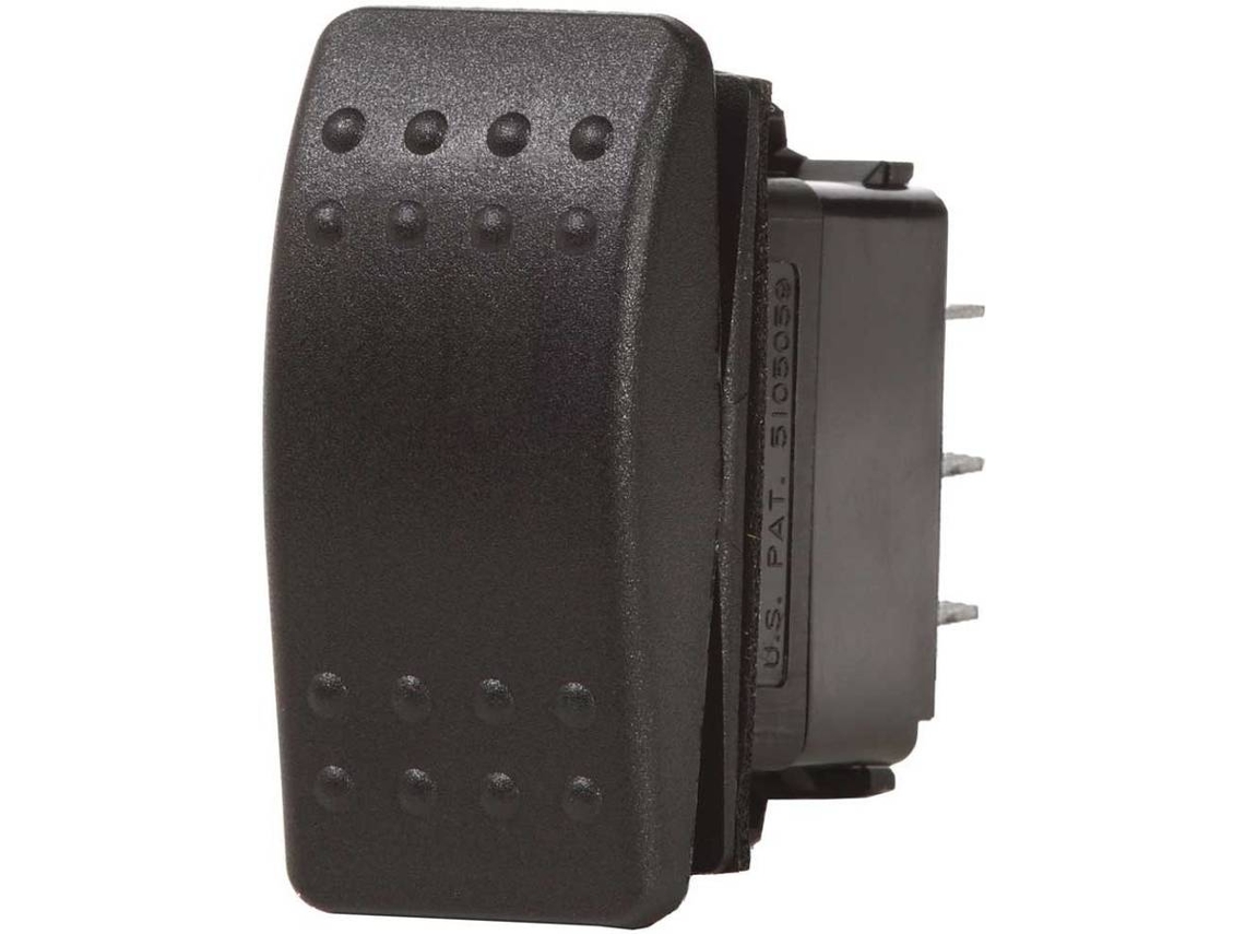 Interruptor BLUE SEA Contura Ii Switch Spdt Mom On/Off/Mom On Negro