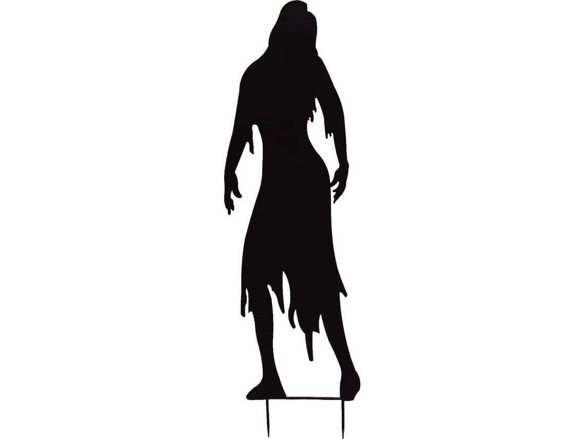 Silueta EUROPALMS Zombie Woman (135cm)