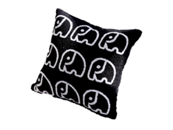 Funda Para Cojín Con Diseño De Elefante, Funda De Almohada De Lino, 45 X 45 Cm, Decoración Para Sofá Y Hogar