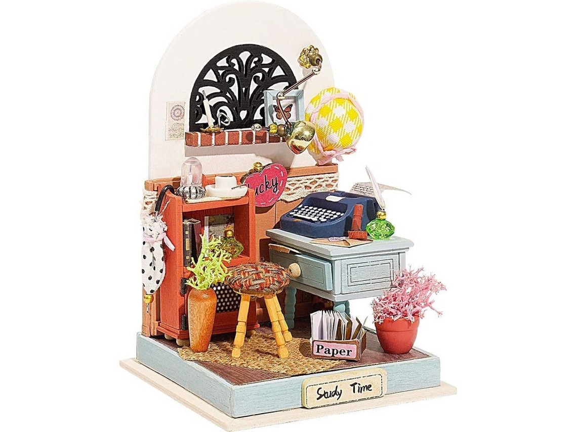 Kit De Baño En Miniatura Para Casa De Muñecas (diseño De Discos)