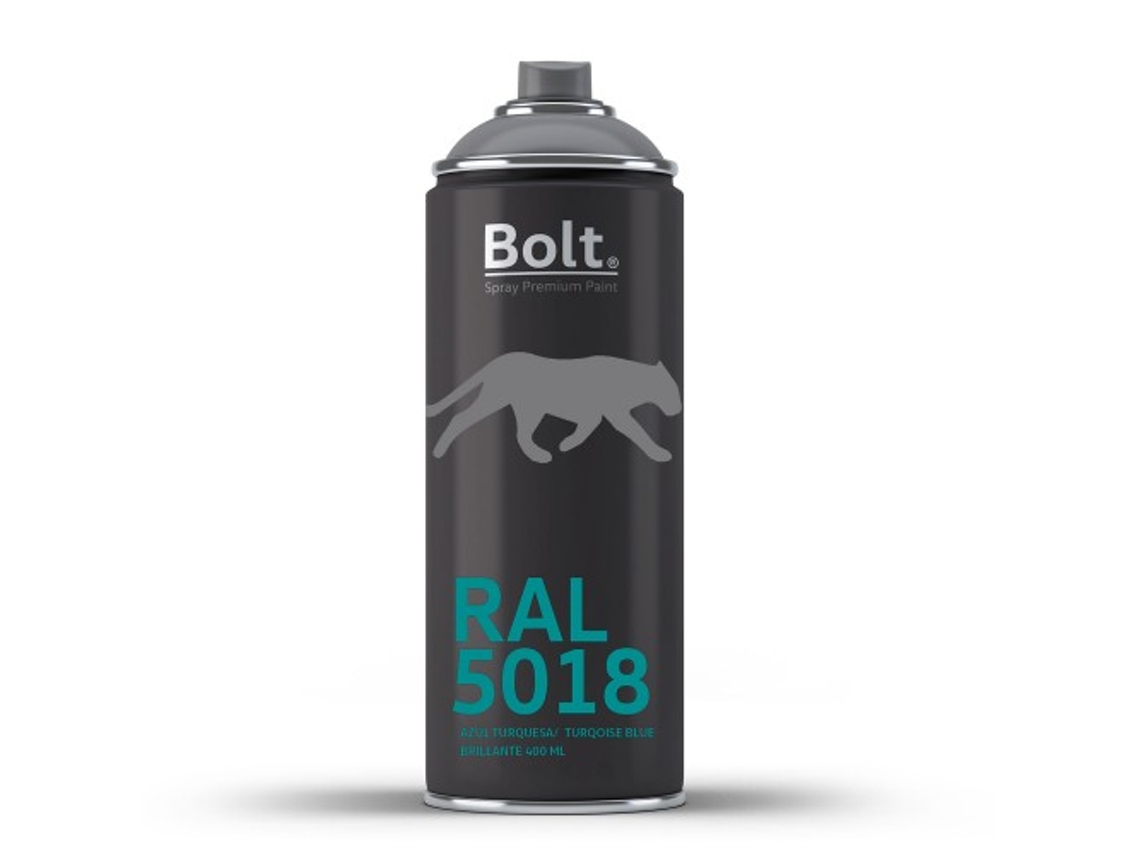 Spray Bolt Premium Acrilico Brillante Ral 400 Ml (Ral 5018 Azul Turquesa)