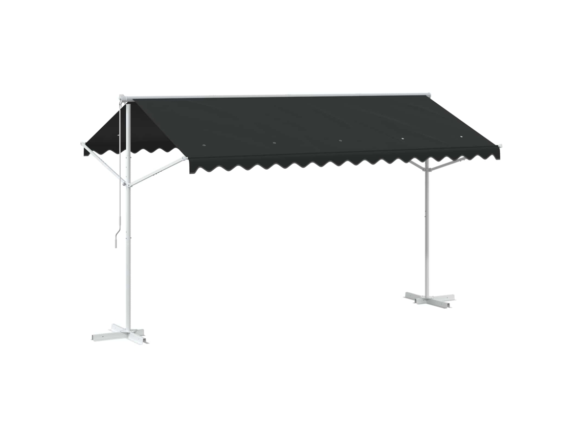 Maison Exclusive - Toldo Independiente 4 X 3 M Poliéster Gris Antracita
