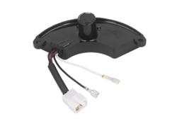 Regulador De Voltaje Avr Para Generador De 5 Kw Y 6 Cables Con Carcasa De Plástico En Forma De Media Luna.