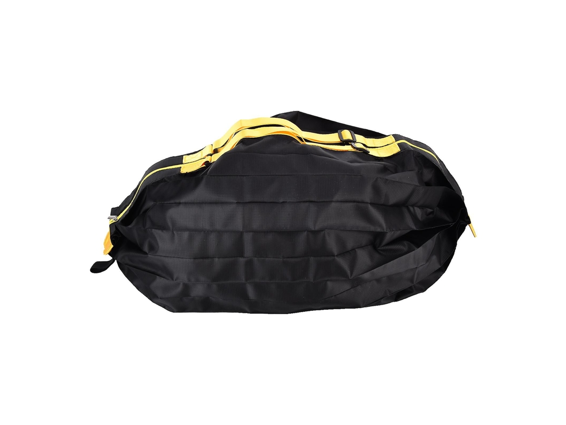 Bolso bandolera plegable de poliéster de gran capacidad, color negro, resistente al agua, ideal para viajes. Ligero y portátil. Perfecto para ir de compras. GOKOCO