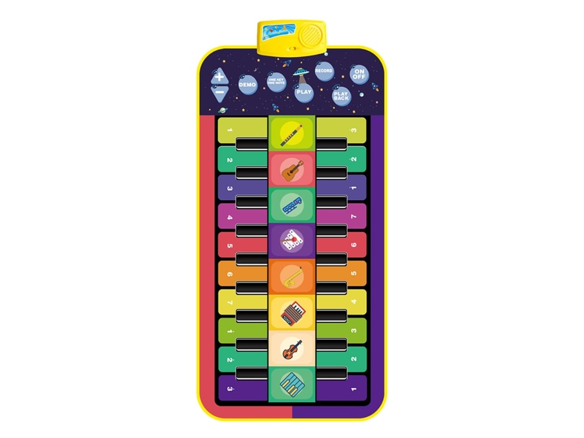 2026-colchón Piano Para Niños Con Teclado Doble Y Canciones Integradas Alfombra De Gateo Juguete Educativo Musical Temprano