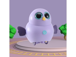 Andador Eléctrico Magnético Con Forma De Animal - Búho Morado Para Niños - Swing Squad