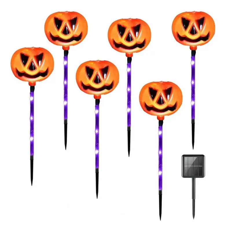 Paquete de 6 faroles decorativos de Halloween, 8vayotoy