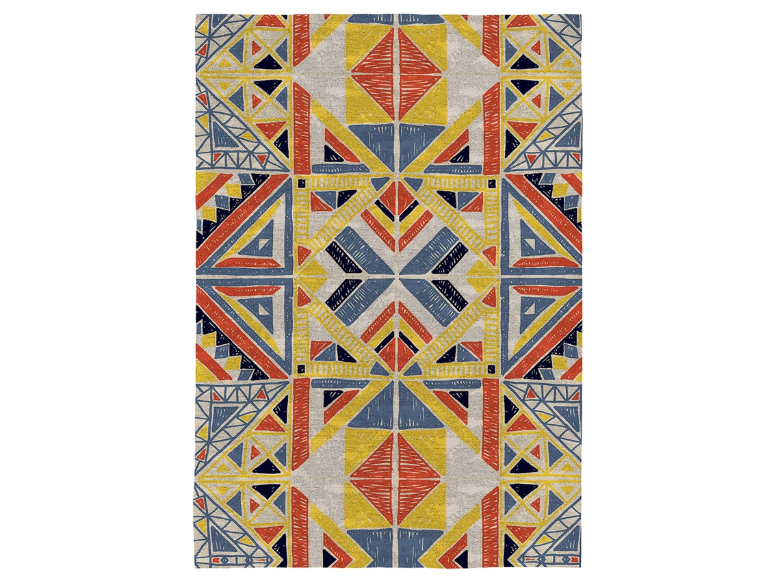 Alfombra Decorativa NAF NAF Tensival Multicolor (120x170cm)