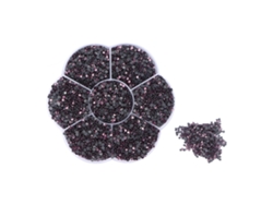 14400 Piezas De Diamantes De Imitación Transparentes, Adhesivo Termoestable Para Uñas, Ropa Y Zapatos, S601, Color Morado Claro.