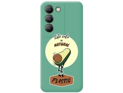 Funda Diseño Culo Natural para Vivo V40 Se 5G TUMUNDOSMARTPHONE Verde