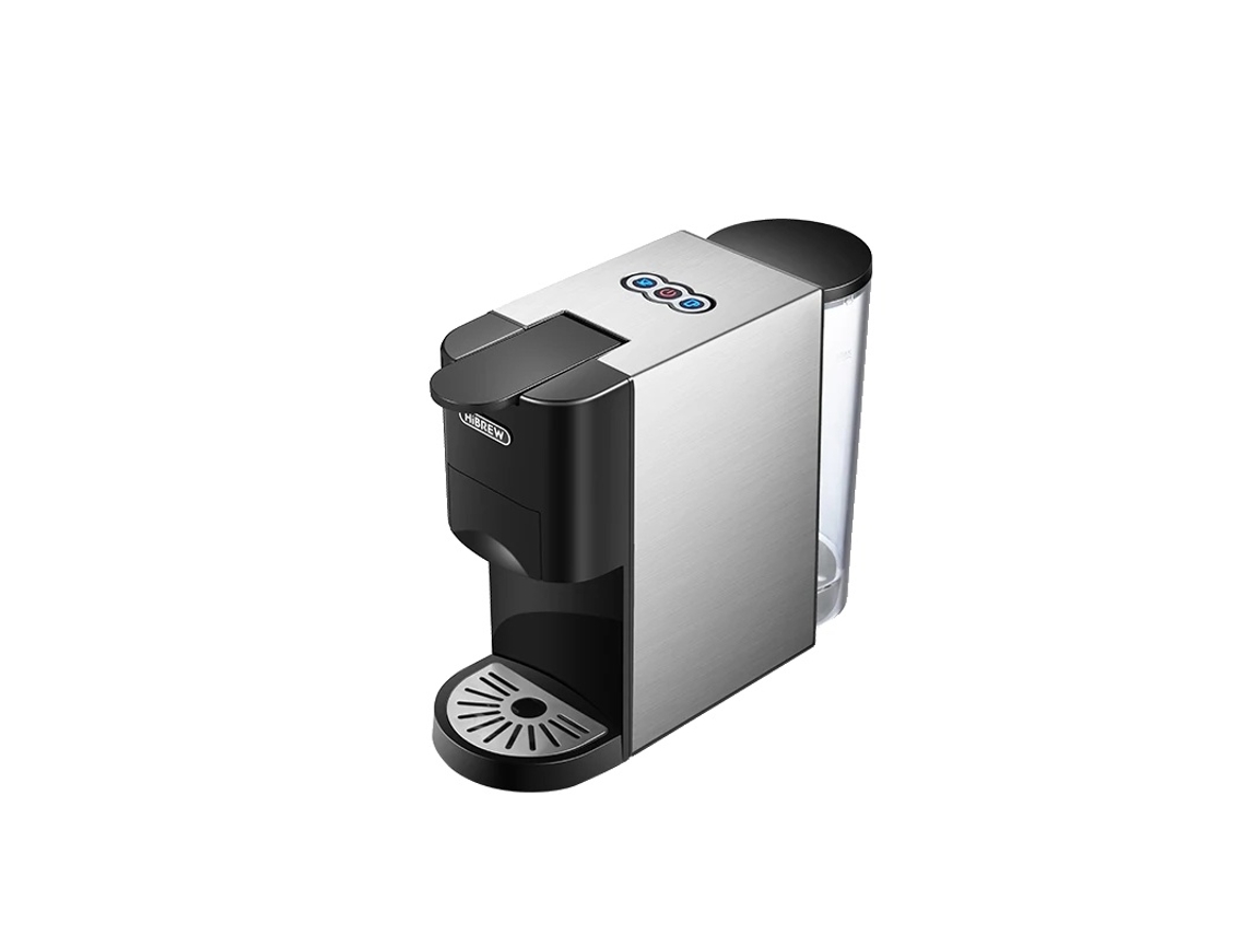 Cafetera espresso, preparación 5 en 1, diseño de acero inoxidable, H3, OEM UE