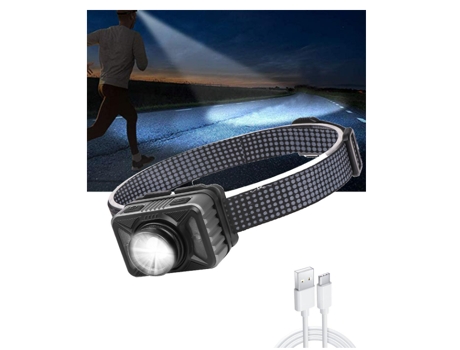 Antorcha de seguridad para acampada manos libres con control de sensor de movimiento y luz para la cabeza con antorcha TURMIN