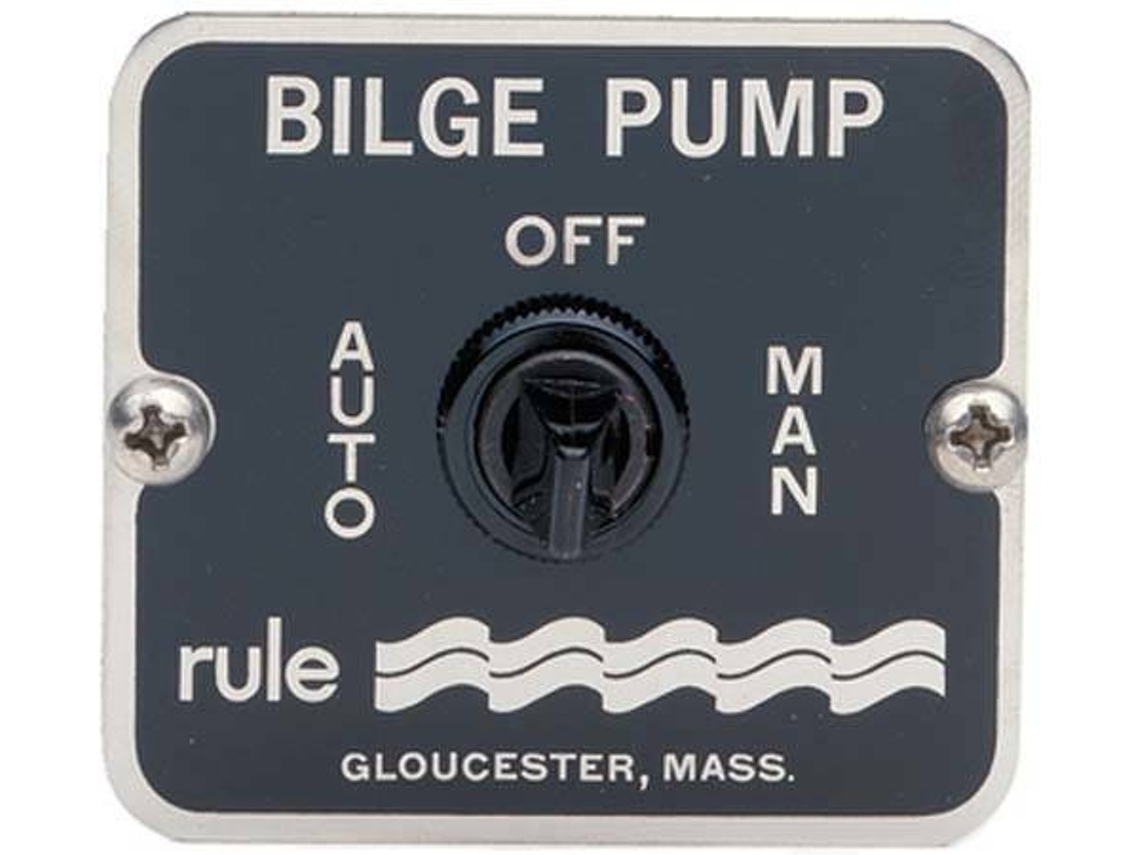 Interruptor RULE PUMPS Standard Panel Switch Negro