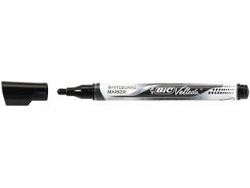 Marcador para Pizarra BIC Velleda Tinta Líquida (Negro - Puenta de 2.2 mm)