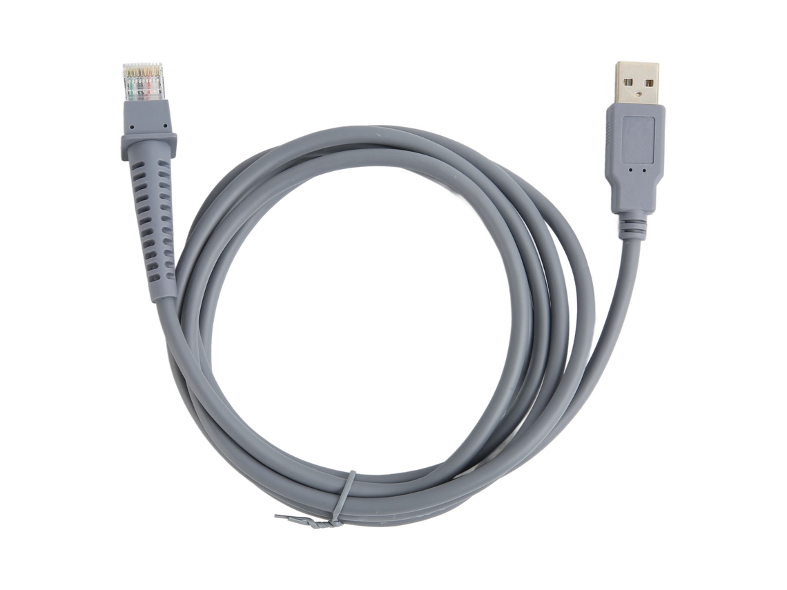 Cable Para Escáner De Códigos De Barras Qr 2m Pvc Accesorio Para Ls2208 2208ap Ls4278