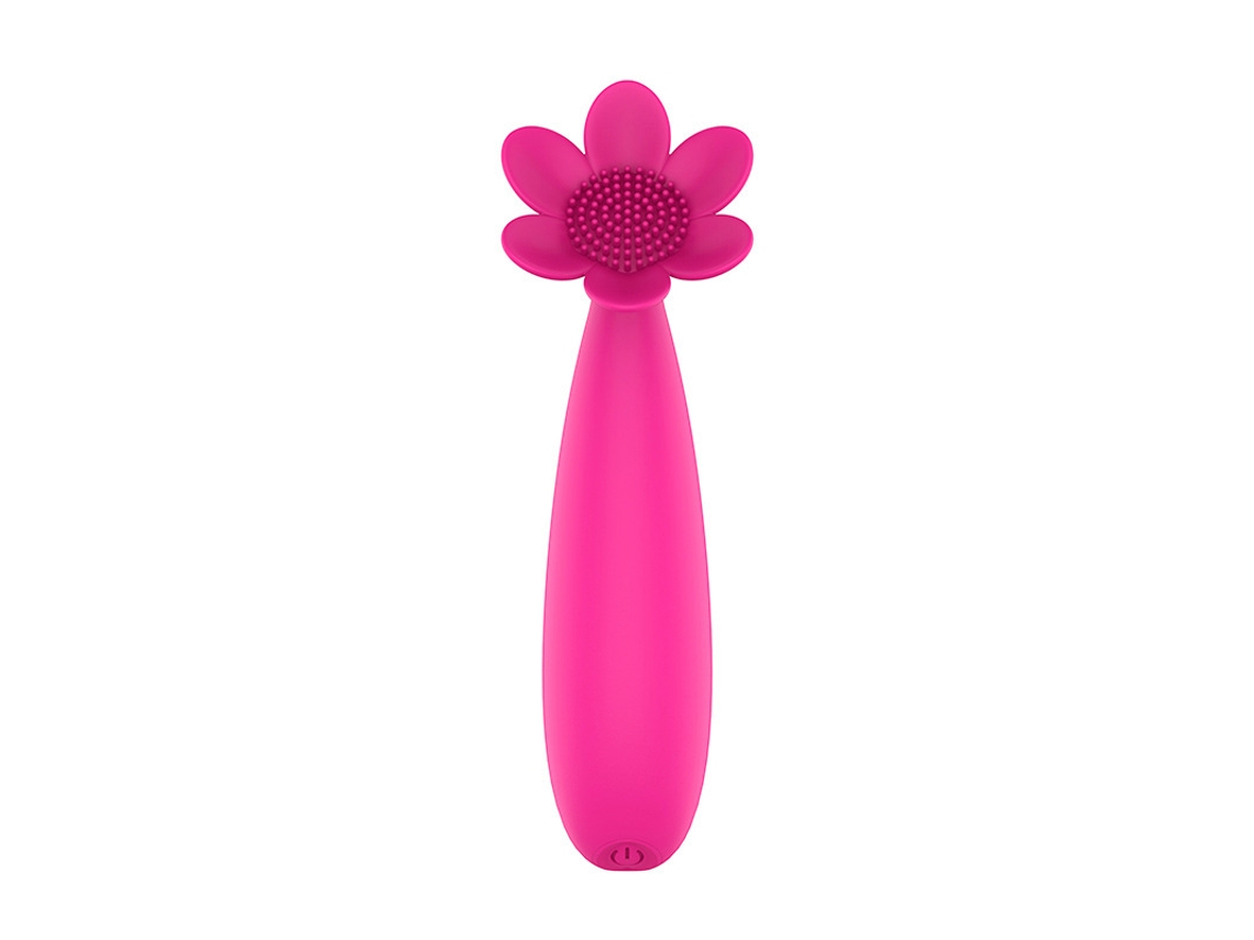 Vibrador De Masaje De Silicona Recargable Por Usb Con 19 Modos De Vibracin Para Mujeres (rojo Rosa) Yizhood
