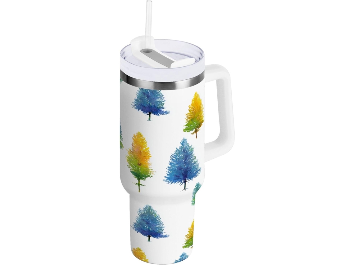 Árbol Navidad Vaso Botella Taza Acero Inoxidable - Vaso Térmico Portátil