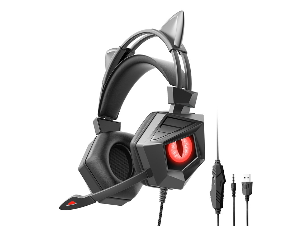 Auriculares Para Juegos Con Cable, Micrófono De Alta Definición Integrado Y Compatibilidad Con Sonido Estéreo 3d.