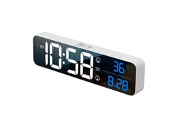Despertador digital LED con música