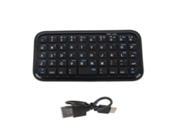 Baoj-2026 Mini Teclado Bluetooth inalámbrico recargable portátil para Android, tabletas y teléfonos móviles.