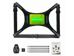 Chaleco Reflectante Led Con Intermitente, Recargable Por Usb, Con Mando A Distancia Para Mayor Seguridad En Bicicleta.