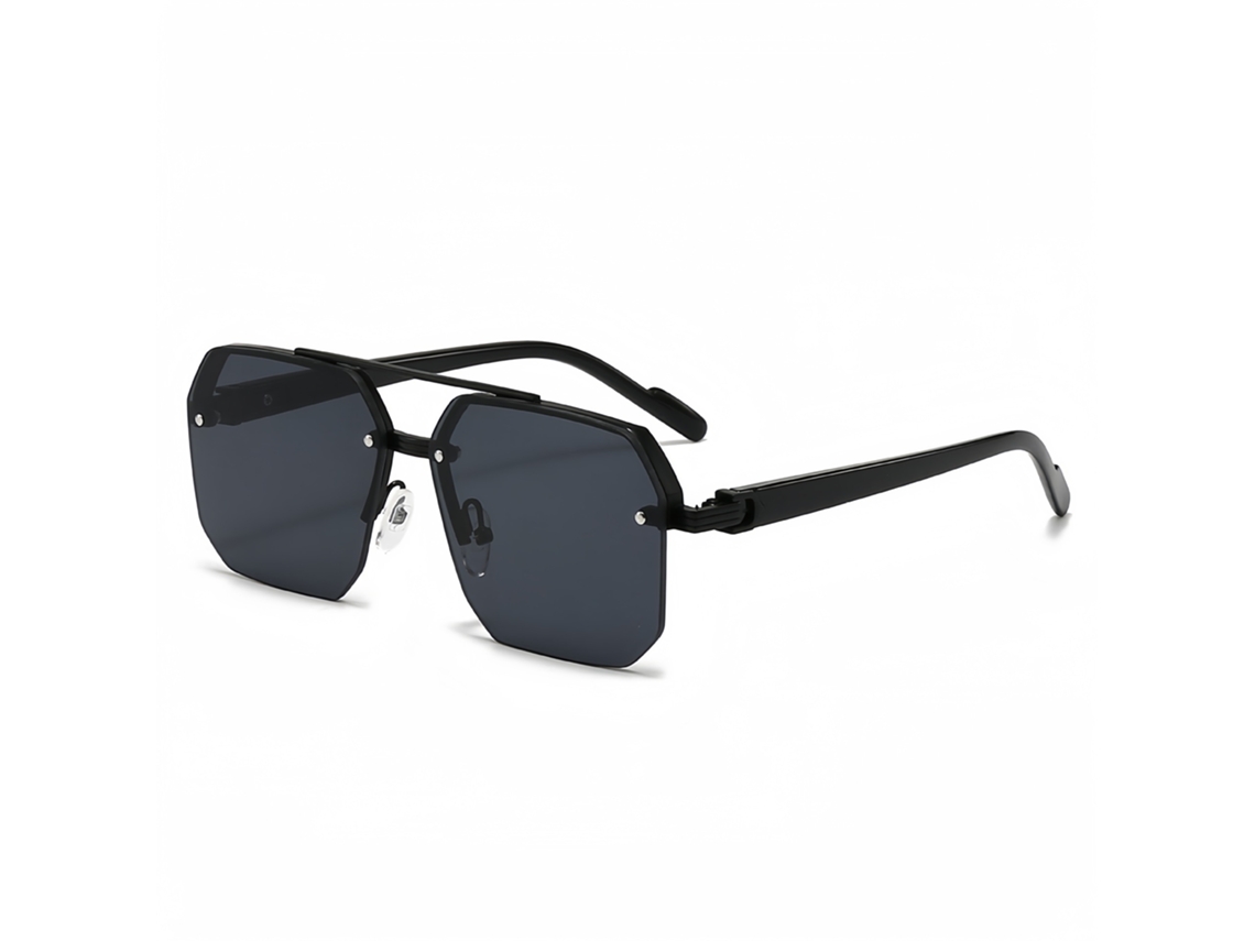 Óculos Chrui De Sol Semiarmação Com Proteção Uv400 (preto)