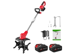 Cultivador eléctrico, 21 V, 550 W, con 2 baterías OEM