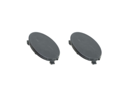 2 Tapas Negras Para Gancho De Remolque Del Parachoques Delantero Del Coche Para Focus Mk2 Y C-max 2007-2011 8m5117a989aa
