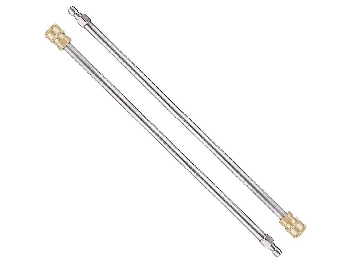 Linjou 2 Varillas De Extensión Para Hidrolavadora, Lanza De Repuesto De 17" Con Conexión Rápida De 1/4".