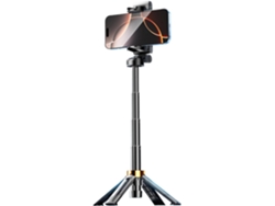 Soporte Para Trípode De Teléfono | Palo Selfie Con Control Remoto Con Cable De 360°